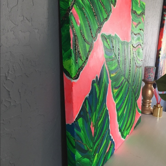 💥SOLD💥🌴Painted Palm🌴BEACH Painting 😍 - Picture 4 of 8